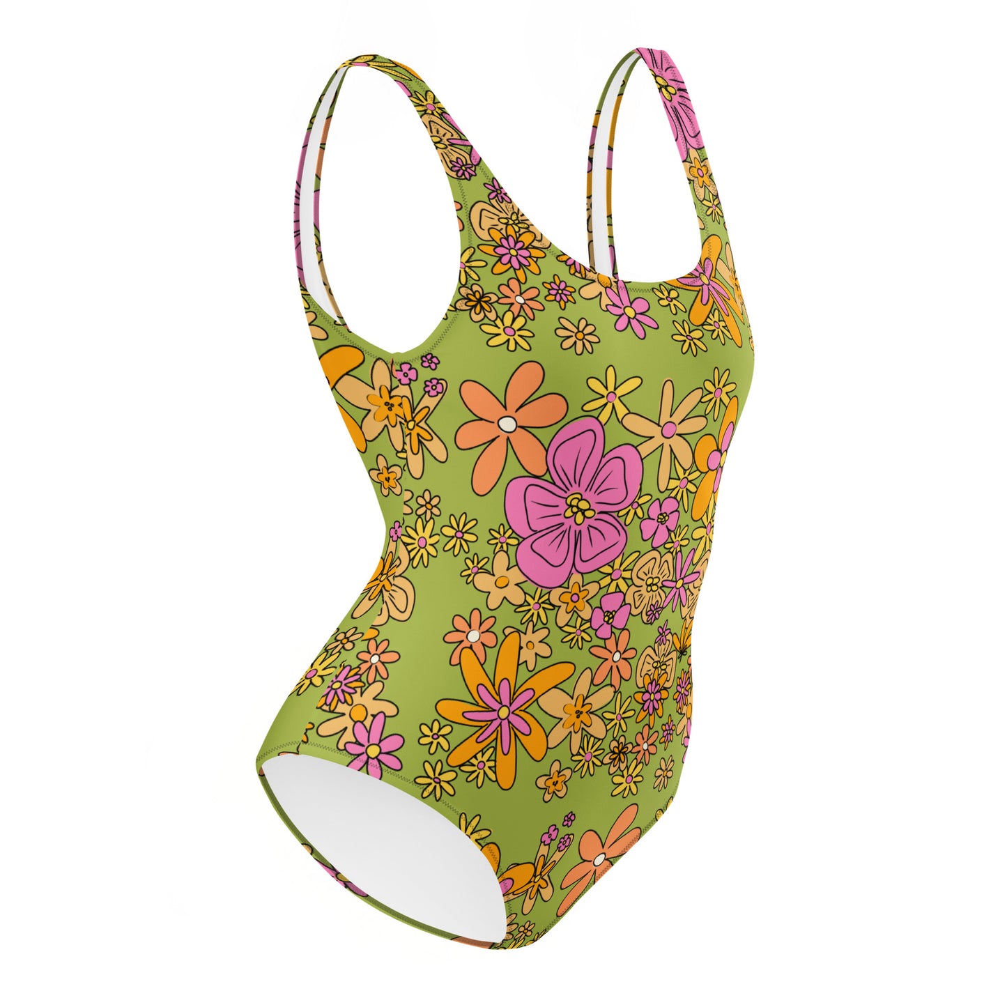 Floral One-Piece Swimsuit