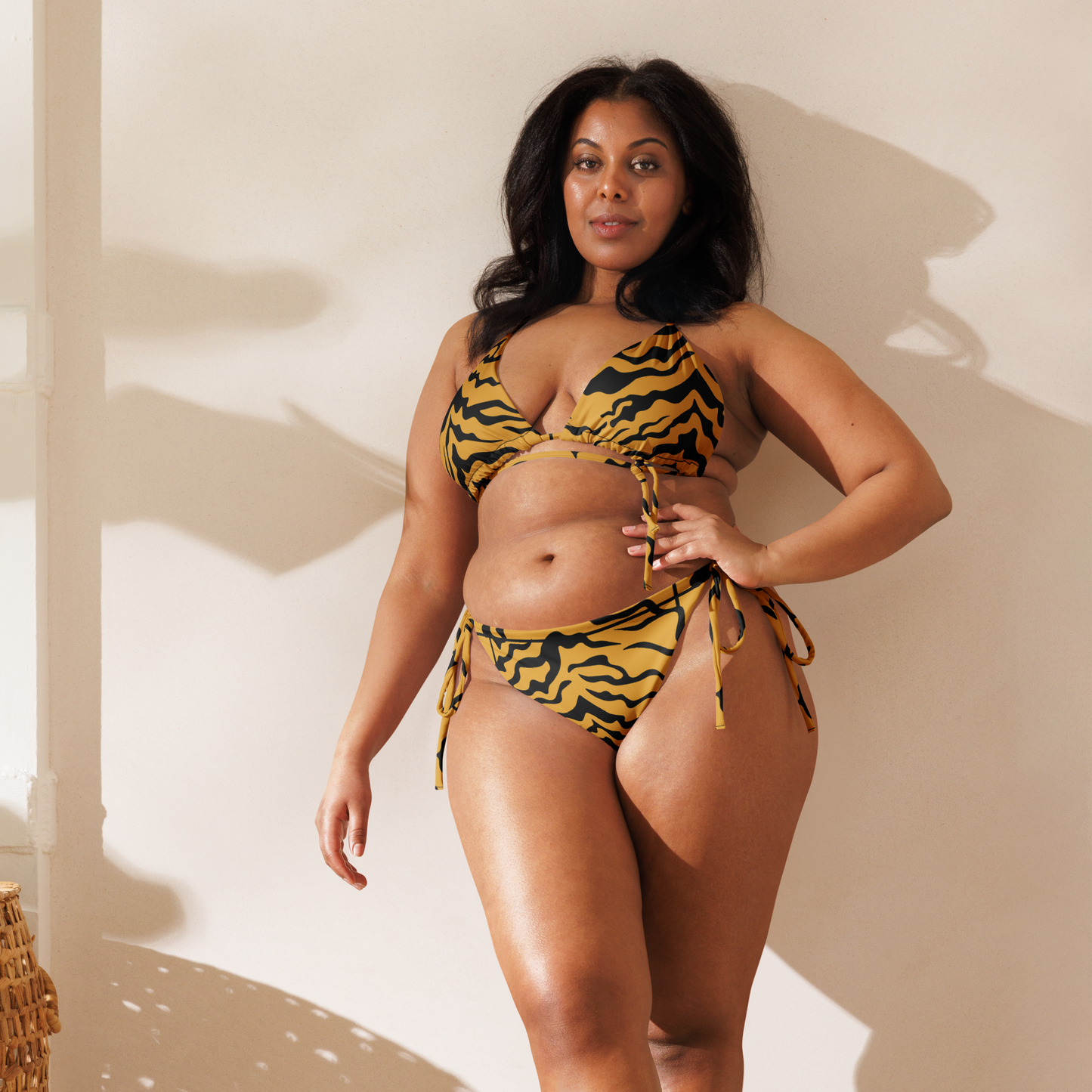 Tiger Recycled String Bikini