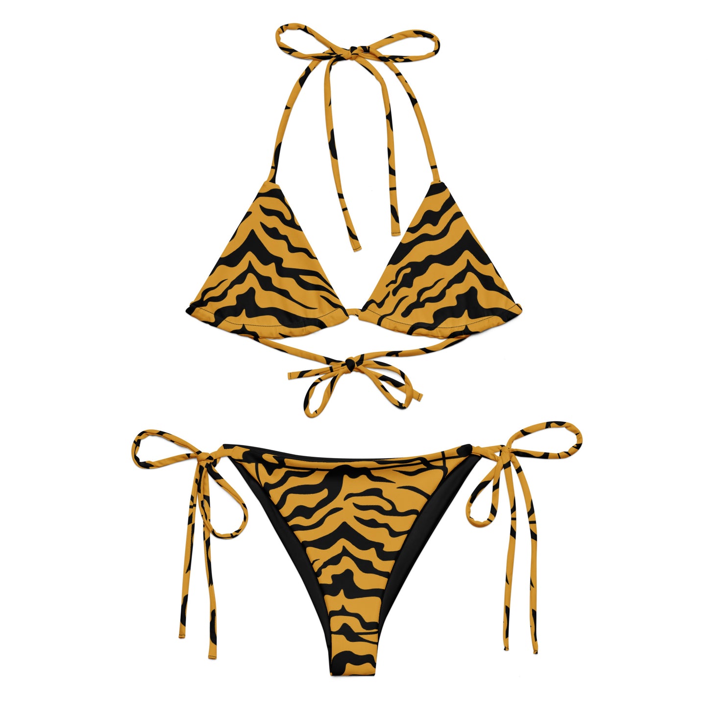 Tiger Recycled String Bikini