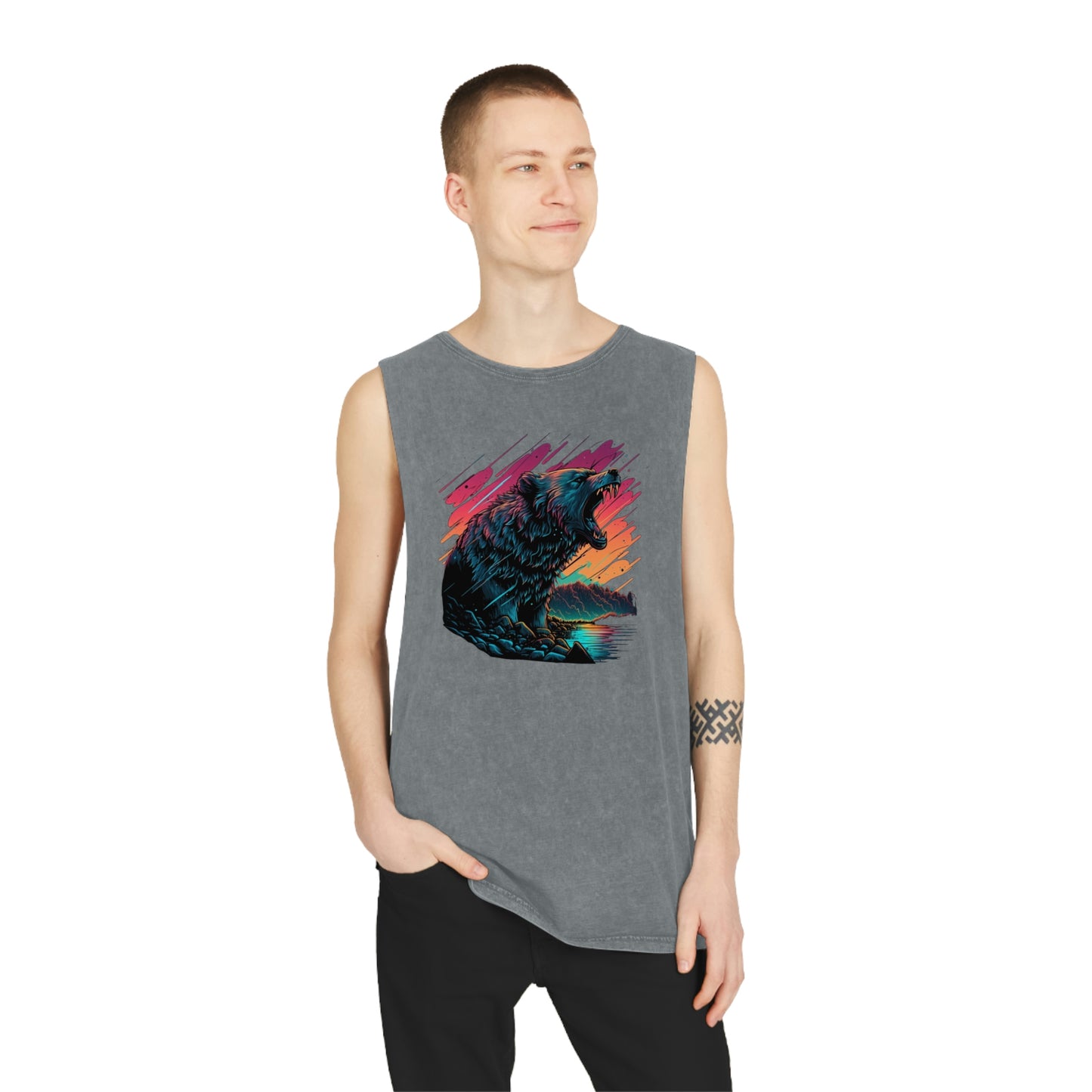 Unisex Bear Mountain Tank Top